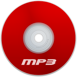 Mp3 Red Icon 256x256 png